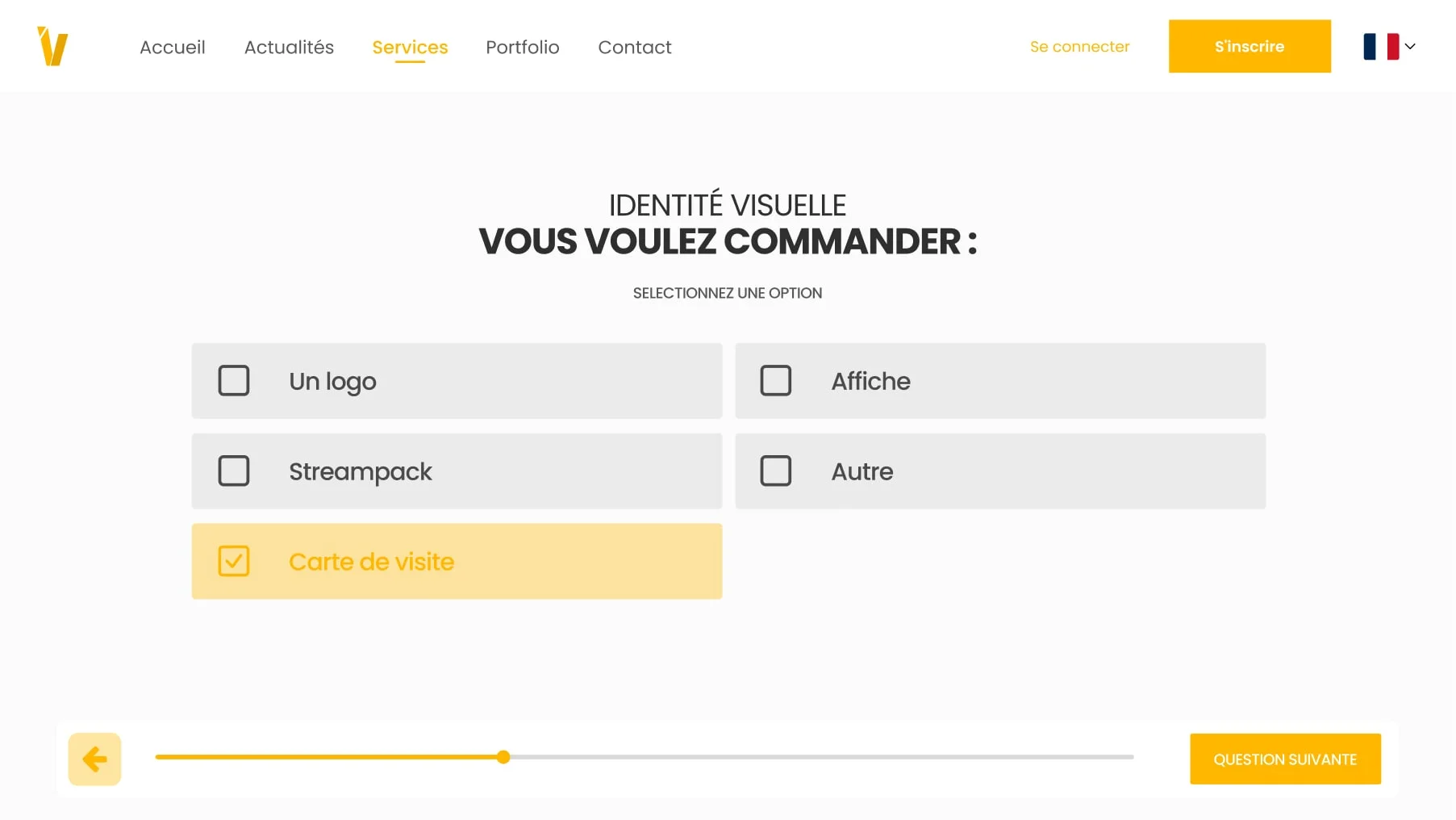 Page commande ancien site Viturna